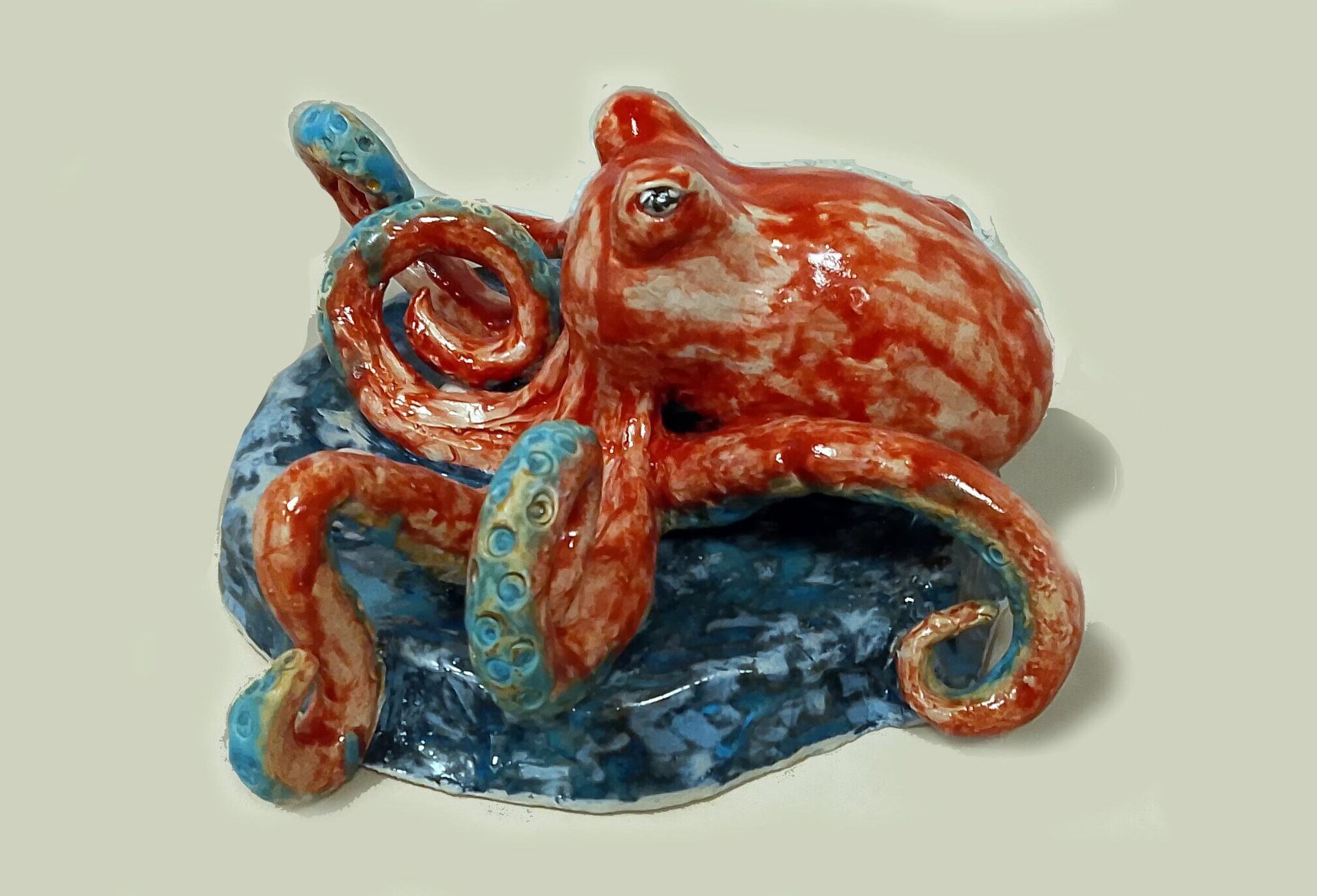 Sculptures & Ceramics 8 arm octopus